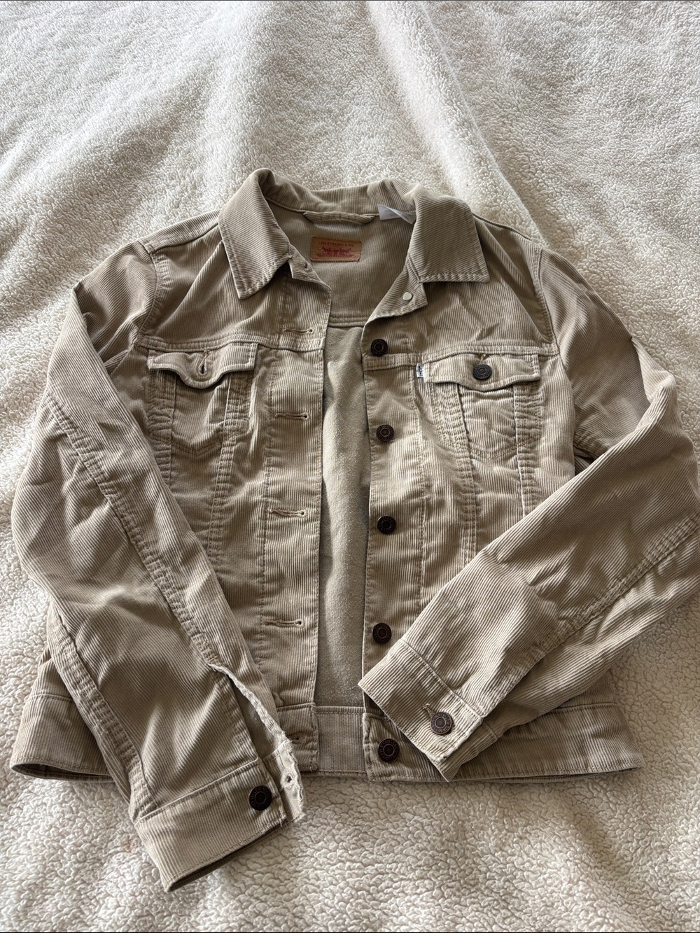 Levi's Tan Corduroy Trucker Jacket